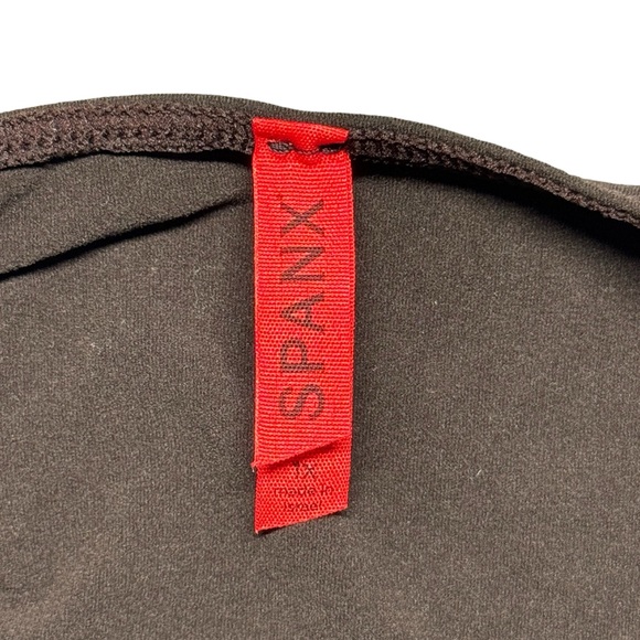 Spanx On Top And In Control Sophisticated Long Sleeve Crew Neck Top 1X Brown - Picture 9 of 16